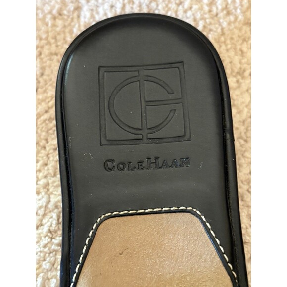 Cole Haan “Kaitlin” Leather Strappy Slide Sandals Nike Air Soles #D12555 Size 8 - Picture 5 of 7